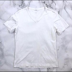 Lululemon White V neck T Shirt